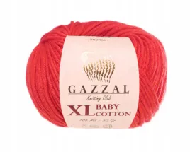 wloczka-gazzal-baby-cotton-xl-kolor-czerwony-43-xl