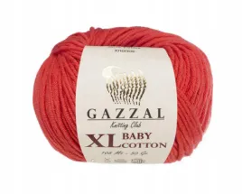 wloczka-gazzal-baby-cotton-xl-kolor-czerwony-18-xl