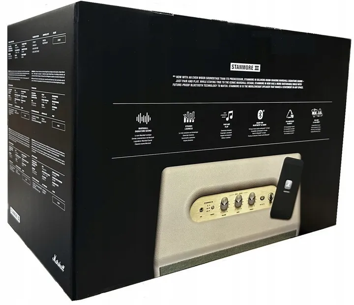 MARSHALL STANMORE III CREAM kremowy głośnik BLUETOOTH retro