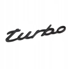 emblemat-logo-napis-porsche-turbo-czarny-zamiennik