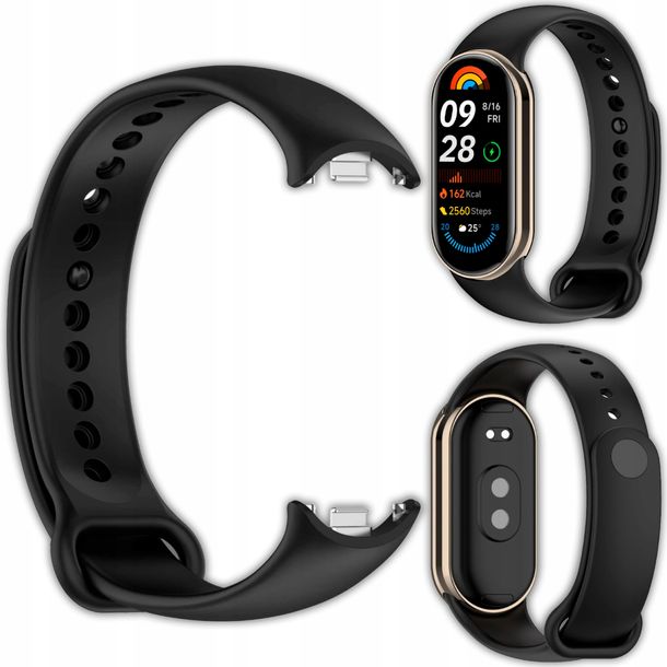 ﻿Pasek Vanfone do Xiaomi Smart Band 8/9 | METALICZNE MOCOWANIE | 15 KOLORÓW