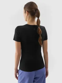 4f-t-shirt-damski-koszulka-treningowa-bawelniana-f1267-czarna