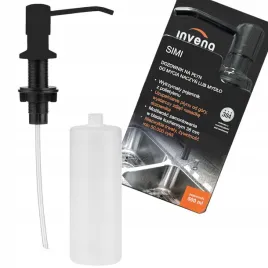 invena-czarny-dozownik-plynu-mycia-naczyn-mydla-do-zlewozmywaka-umywalki