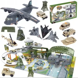 baza-wojskowa-lotnisko-z-samolotem-i-pojazdami-wieza-kontrolna-wojsko-auta