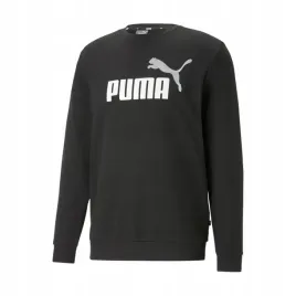 puma-bluza-meska-bawelniana-bez-kaputra-ess-2-col-big-logo-crew-tr-czarna