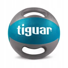 tiguar-pilka-lekarska-6kg-z-uchwytami-do-cwiczen-crossfit-6kg-szara