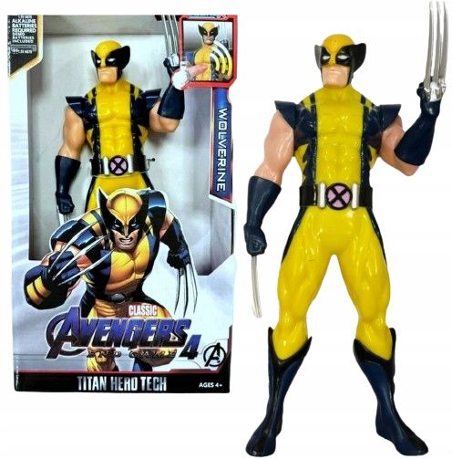 Zdjęcia - Figurka / zabawka transformująca ﻿WOLVERINE AVENGERS DUŻA RUCHOMA FIGURKA DŹWIĘK