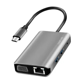 hub-usb-c-3-2-gen1-usb-7-portow-4k-hdmi-vga-rj45-pd-100w-5-gbit-s-logilink