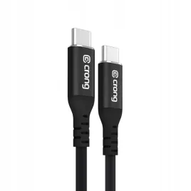 kabel-crong-soft-link-usb-c-do-usb-c-100w-pd-5a-25-cm-czarny