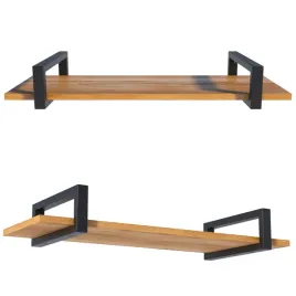 polka-na-sciane-wiszaca-80-cm-dab-zloty-regal-kwietnik-metalowy-wspornik