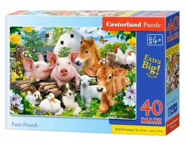 puzzle-40-maxi-farm-friends-castor