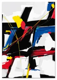 obraz-na-plotnie-mondrian-abstrakcyjny-wzor-80x120-cm