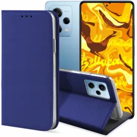 etui-z-klapka-do-xiaomi-redmi-note-12-pro-5g-granatowe-zamykane-magnetyczne
