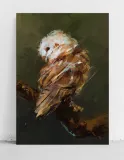 obraz-na-plotnie-sowa-abstrakcja-80x120-cm-stan-nowy