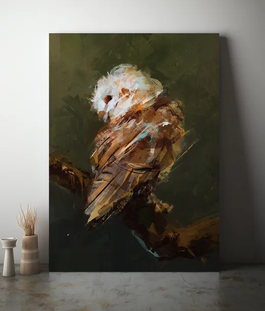 obraz-na-plotnie-sowa-abstrakcja-80x120-cm-material-wykonania-plotno