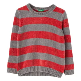 sweter-dzieciecy-benetton-klasyczny-miekki-w-paski-czerwone