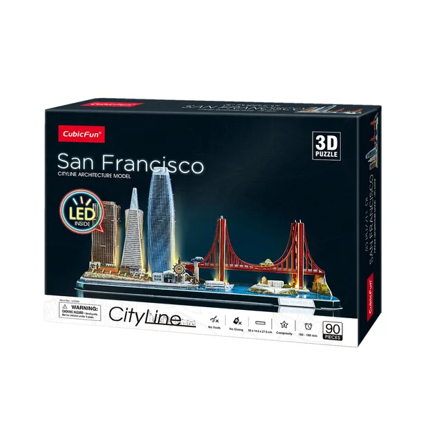 puzzle-3d-cityline-led-san-francisco-liczba-elementow-90