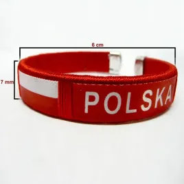 polska-opaska-bransoletka-dopasowujaca-sie-do-nadgarstka-czerwona