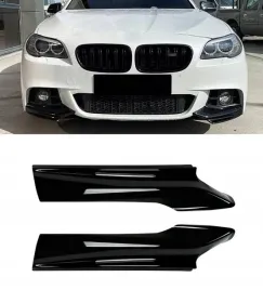 bmw-f10-f11-m-sport-flapsy-czarny-polysk-splitter-dokladka-zderzaka-przod