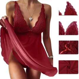 seksowna-koszulka-nocna-damska-bielizna-halka-pizama-stringi-walentynki