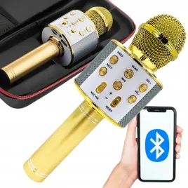 mikrofon-bezprzewodowy-bluetooth-glosnik-karaoke-okragly-z-etui-rozne-tryby