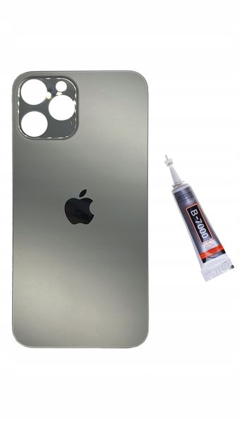 ﻿OEM Panel tylny grafitowy do iPhone 12 Pro Big Hole szkło tylne kłapka