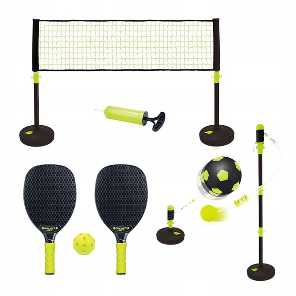 Фото - Інші іграшки inSPORTline Zestaw gier 3w1 pickleball, tetherball, kickball  CS190 