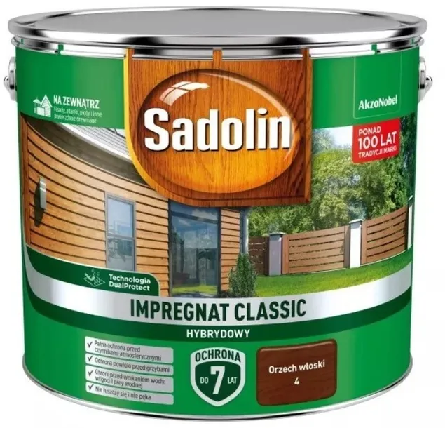 IMPREGNAT SADOLIN CLASSIC, orzech włoski, 9l