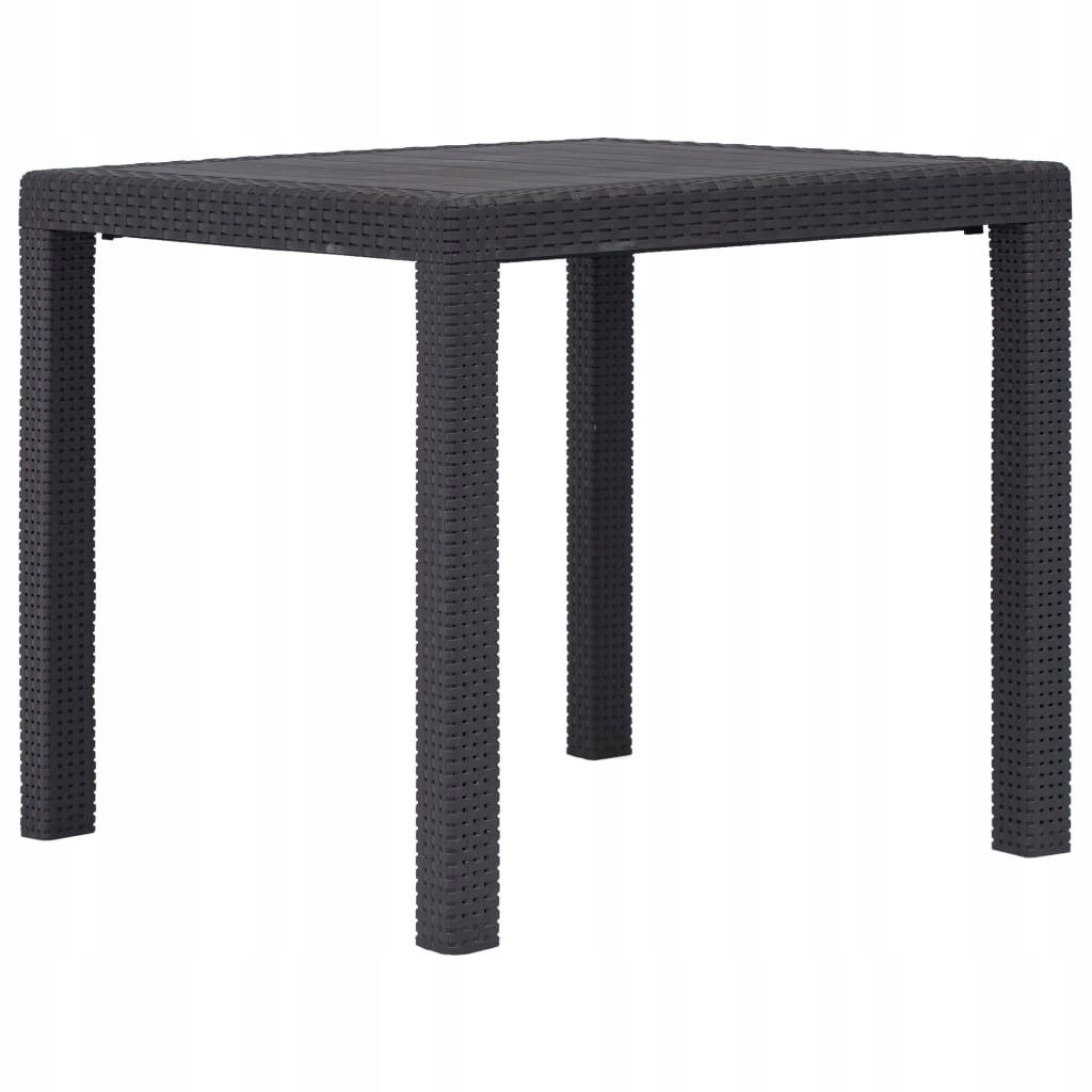 ST STOLIK OGRODOWY NA TARAS BALKON OGR D PLASTIK 79x79x72 Cm St stolik ogrodowy na taras balkon ogr d plastik 79x79x72 cm