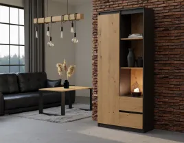 elegancki-regal-z-7-polkami-i-2-szufladami-antracyt-artisan