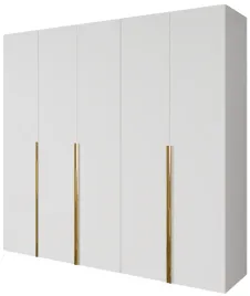 szafa-modulowa-alba-250-5d-biala-uchwyt-zloty-bestseller