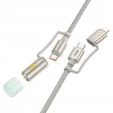 hoco-kabel-all-in-one-typ-c-lightning-do-typ-c-led-light-pd-3a-60w-u138