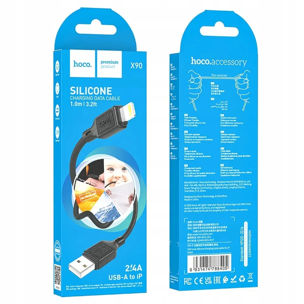 hoco-kabel-usb-a-do-lightning-24a-x90-1-m-czarny