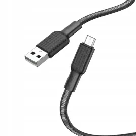 hoco-kabel-ladowania-usb-microusb-24a-x69-1m-czarno-bialy