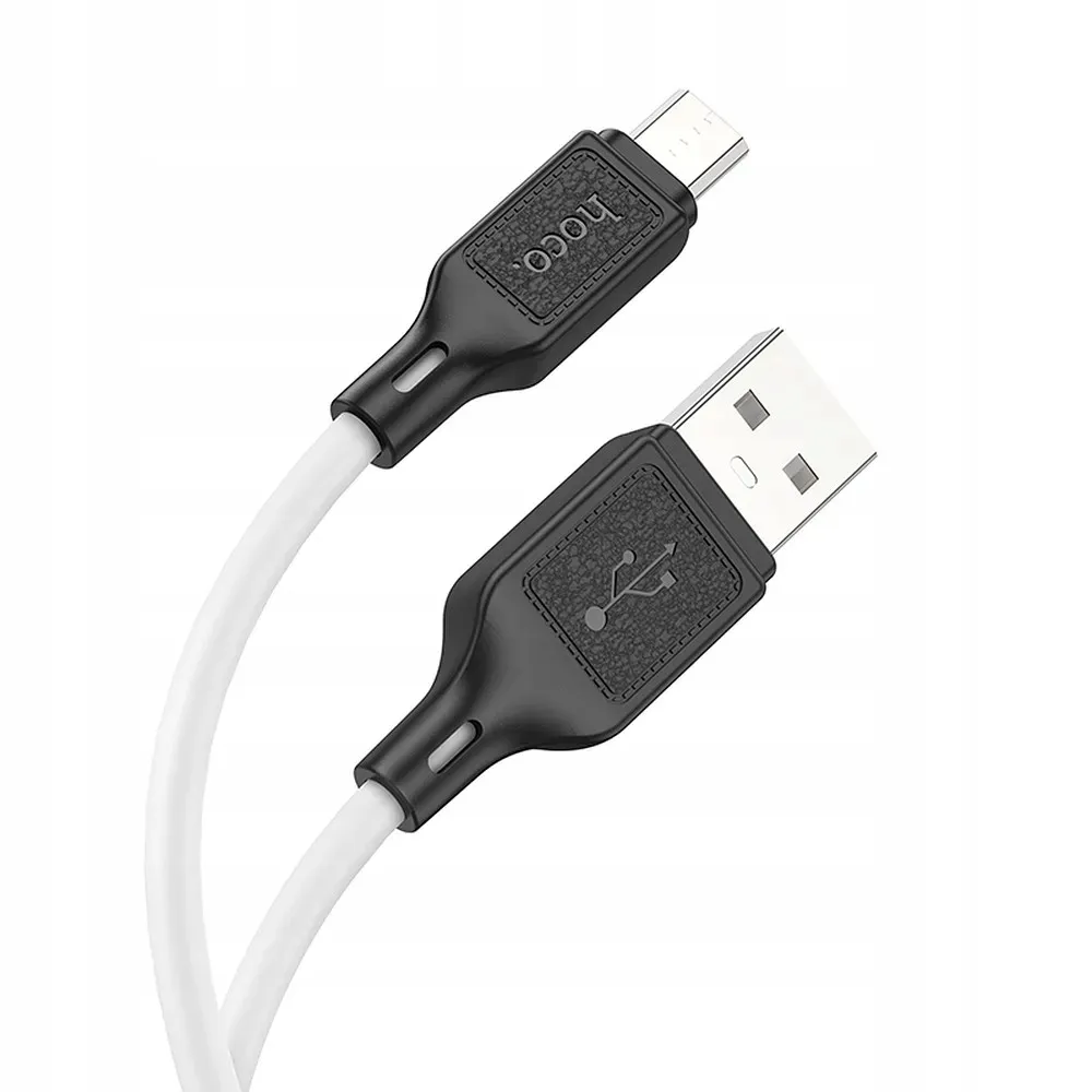 hoco-kabel-ladowania-usb-micro-usb-24a-x90-1m-bialy-stan-nowy