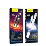 hoco-kabel-3w1-usb-do-lightning-micro-usb-usb-c-2a-x74-1m-czarny-kod-producenta-x74