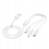 hoco-kabel-3w1-usb-a-do-lightning-micro-usb-typ-c-2a-x74-1-m-bialy