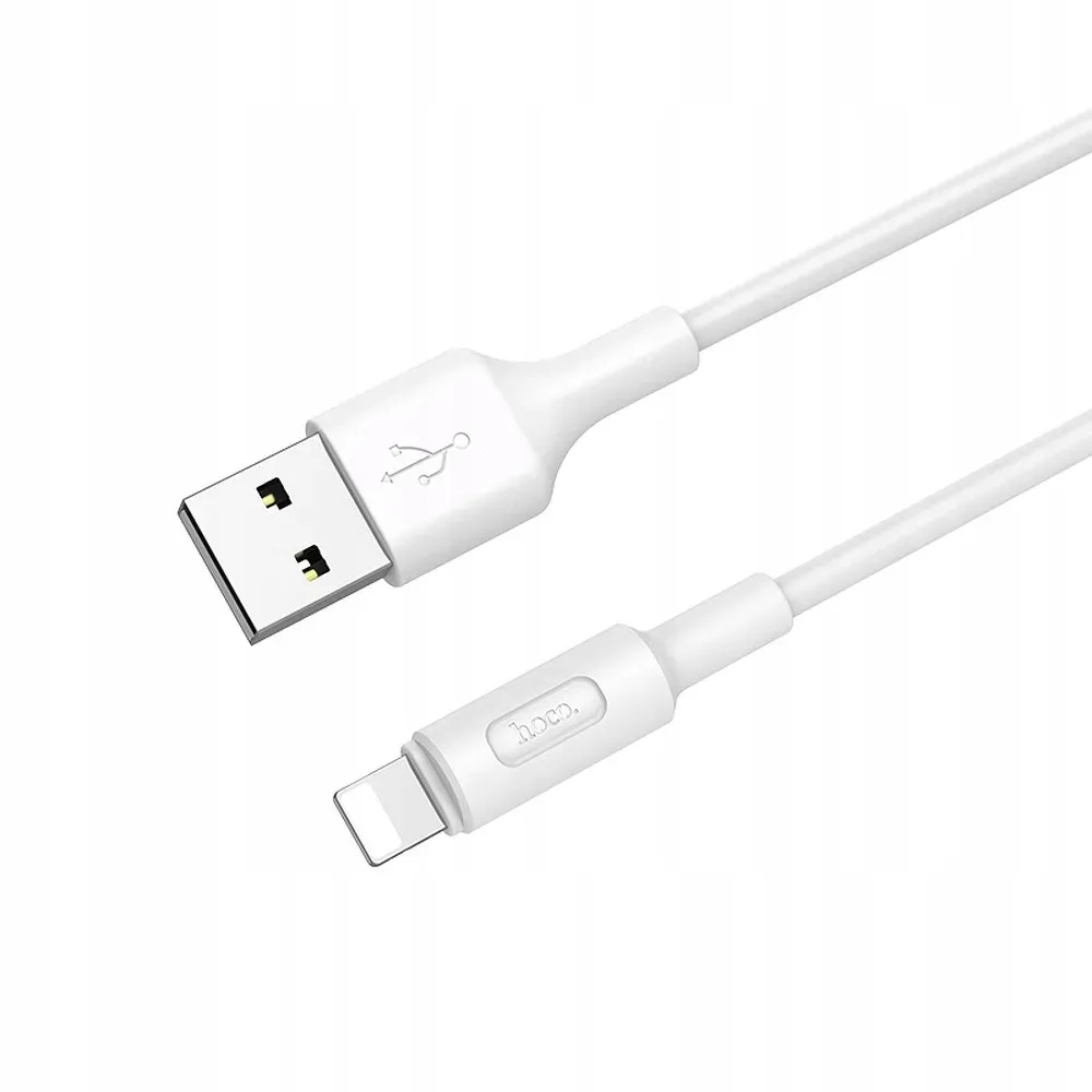 hoco-kabel-usb-a-do-lightning-2a-x25-1-m-bialy
