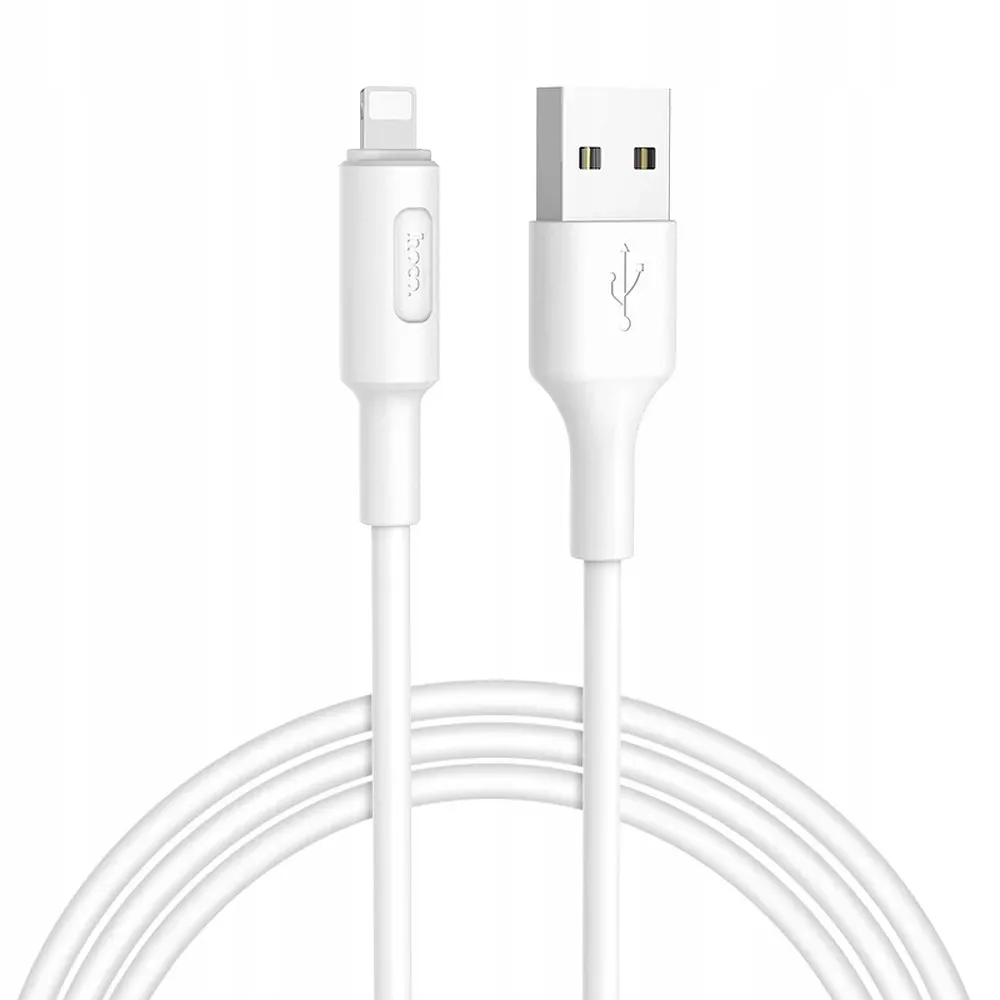hoco-kabel-usb-a-do-apple-lightning-2a-x25-1m-bialy