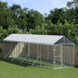 vidaxl-kojec-dla-psa-z-dachem-srebrny-2x10x25m-stal-galwanizowana