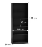 czarny-regal-60-cm-stan-nowy