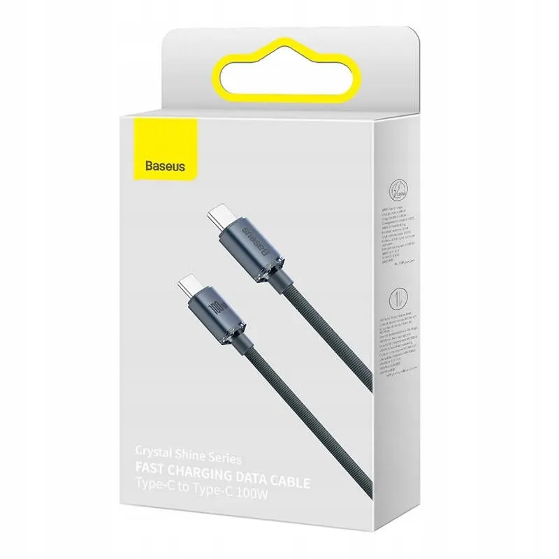 kabel-baseus-crystal-shine-usb-c-usb-c-100w-1-2m-black