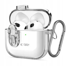 etui-tech-protect-slim-hook-na-airpods-4-przezroczyste