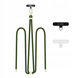 smycz-pasek-do-telefonu-tech-protect-rope-crossbody-strap-oliwkowa