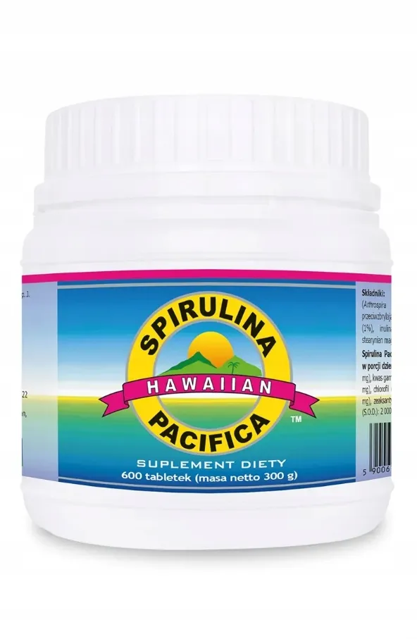 kenay-spirulina-pacyfica-600-tabletek-stan-nowy