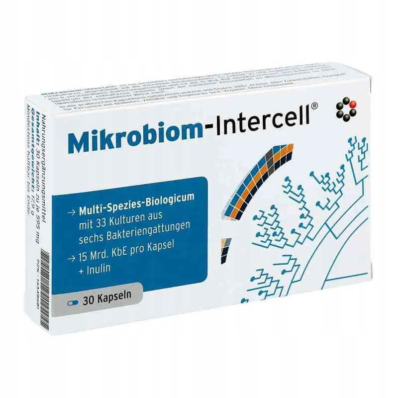 mikrobiom-intercell-30-kaps-waga-z-opakowaniem-0-033-kg