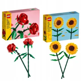 lego-icons-40524-sloneczniki-roze-40460-prezent-rozczyki-kwiaty-walentynki
