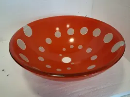 umywalka-szklana-425x425-cm-nablatowa-okragla-czerwona-wzor-kropki