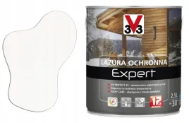 v33-lazura-ochronna-expert-ochrona-do-12-lat-bialy-alpejski-25l