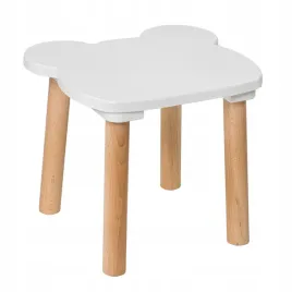 taboret-krzeselko-dzieciece-misiek-biale